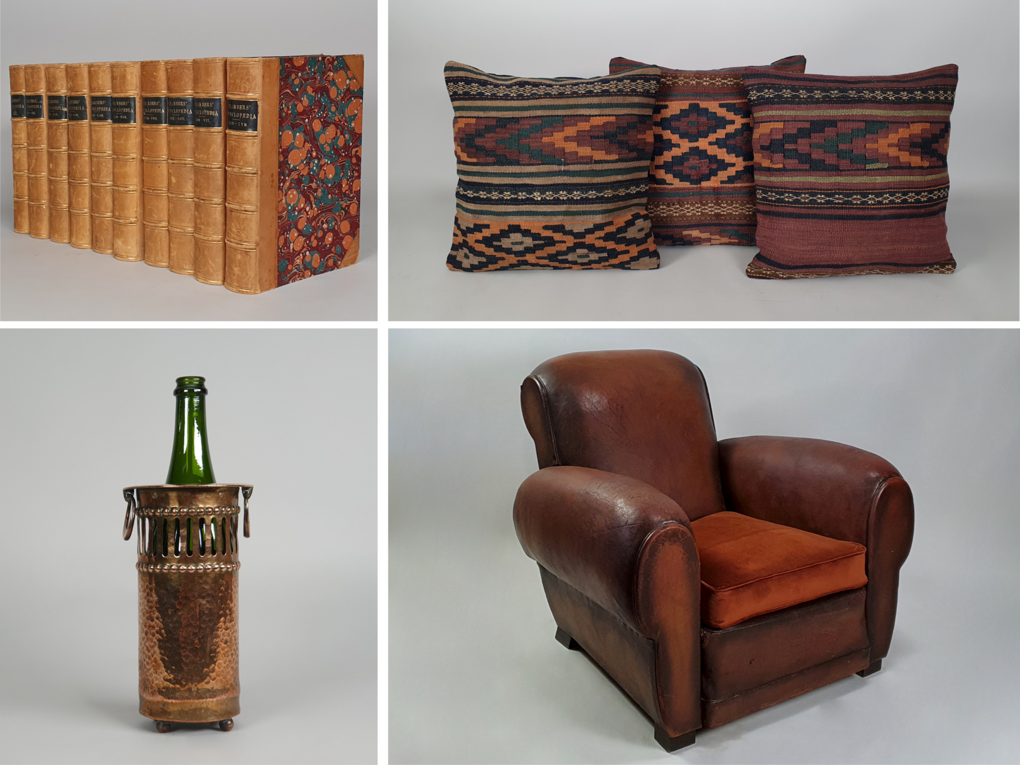 Napoleon III Armchair and Aesthetic Movement Gypsy Table