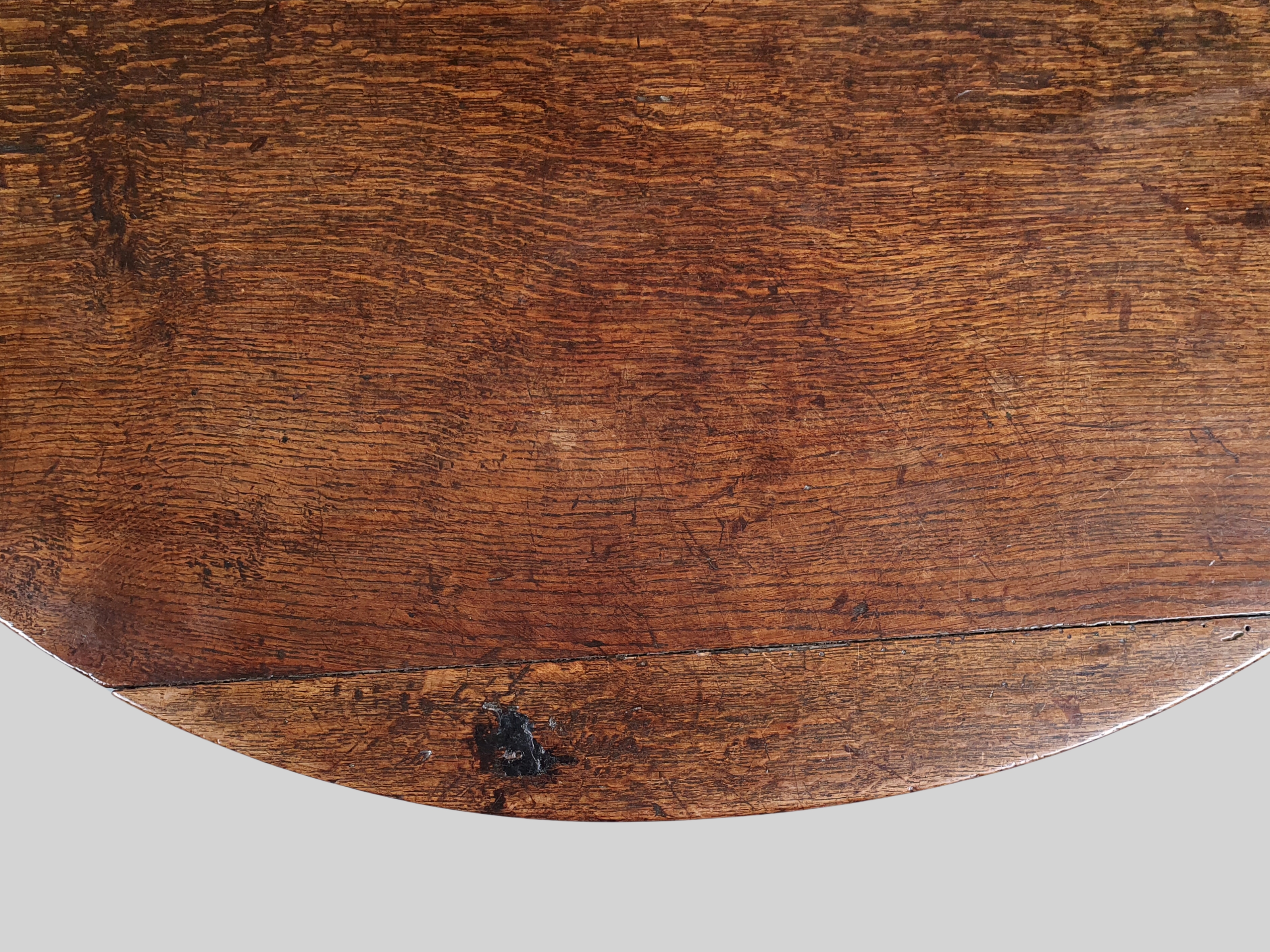 antique oak Table detail