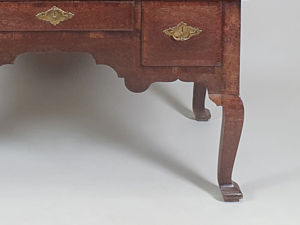 18th century English antique oak Chest on Stand