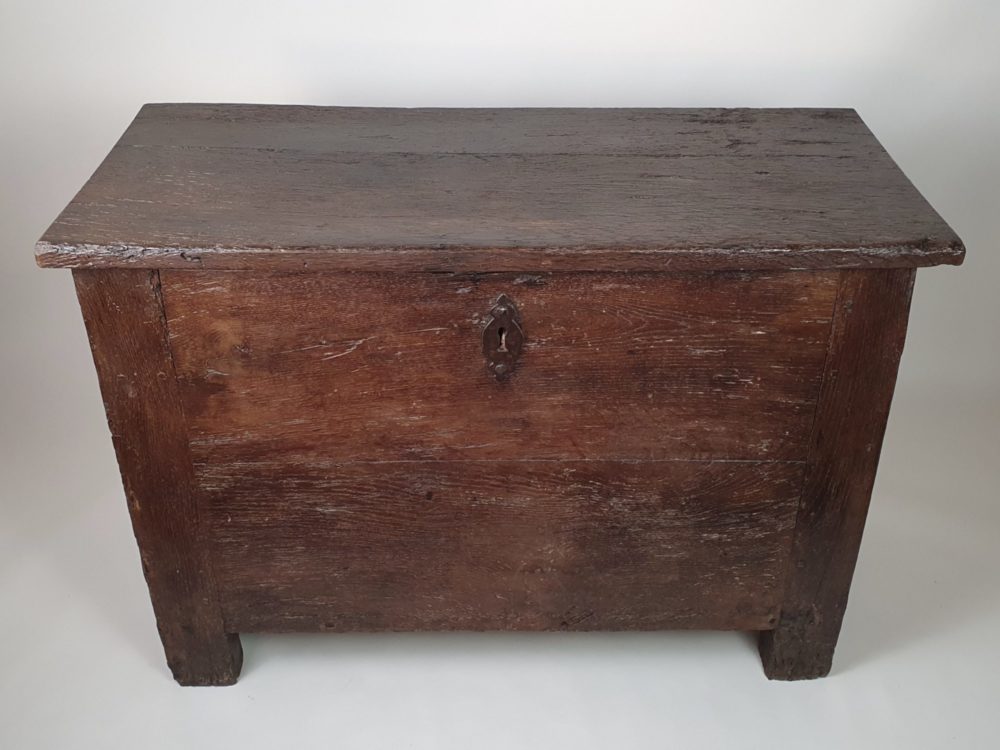 18th century French rustic oak Coffer