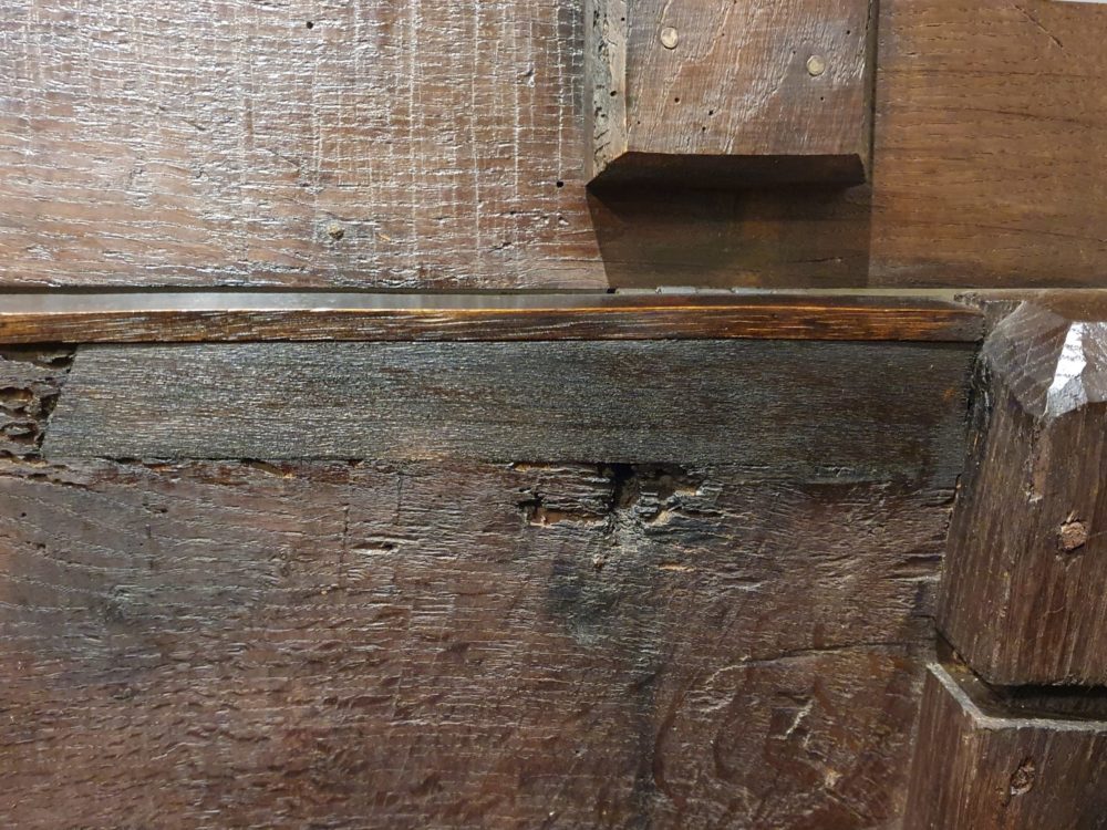 18th century French rustic oak Coffer