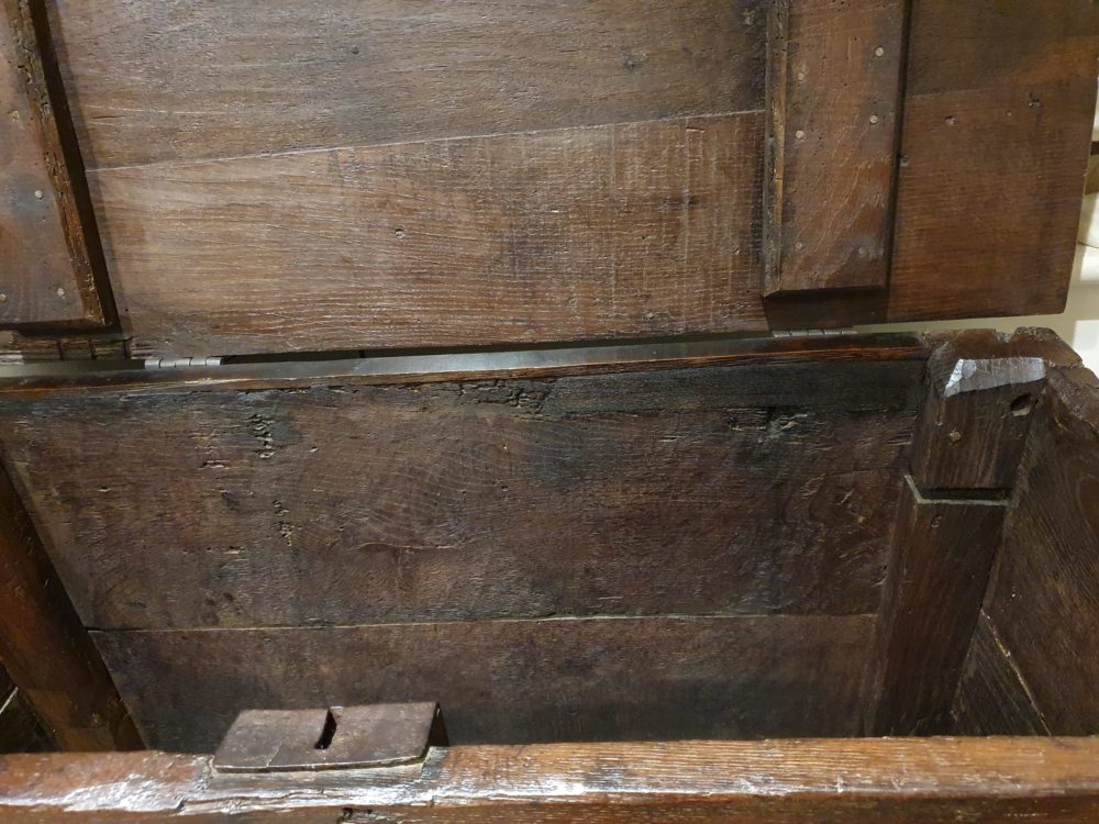 18th century French rustic oak Coffer