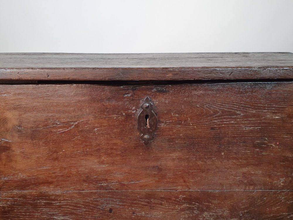 18th century French rustic oak Coffer