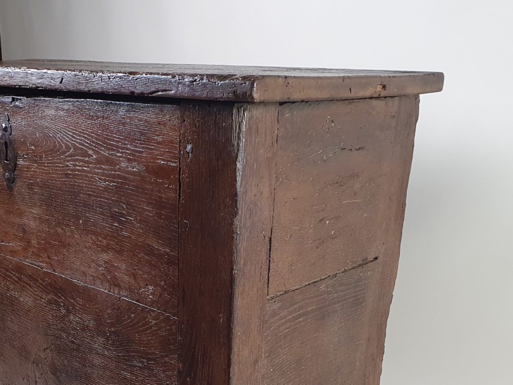 18th century French rustic oak Coffer