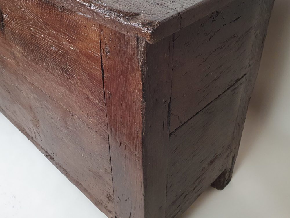 18th century French rustic oak Coffer