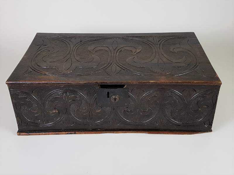 18th century oak Bible Box