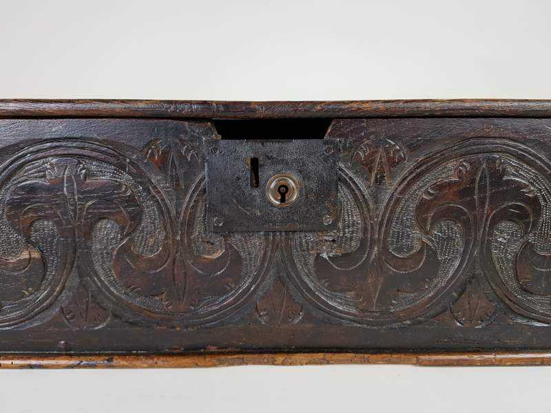 18th century oak Bible Box