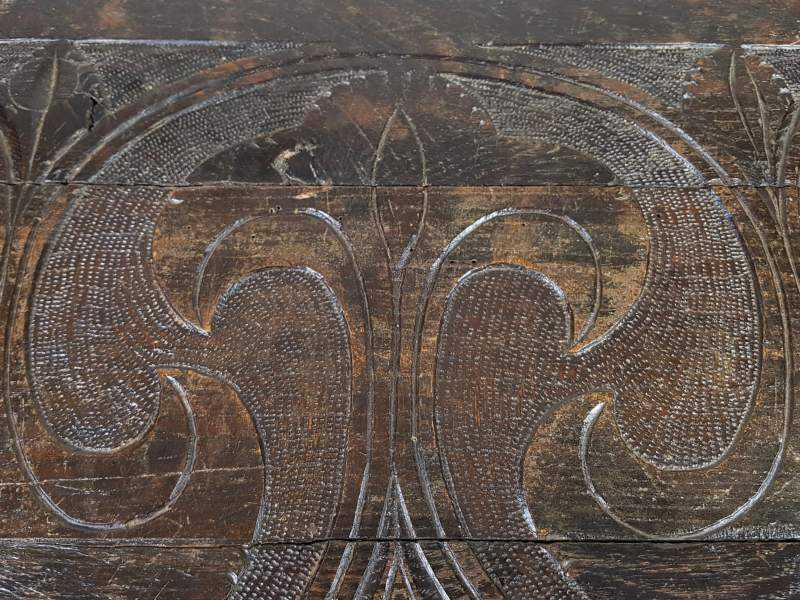 18th century oak Bible Box