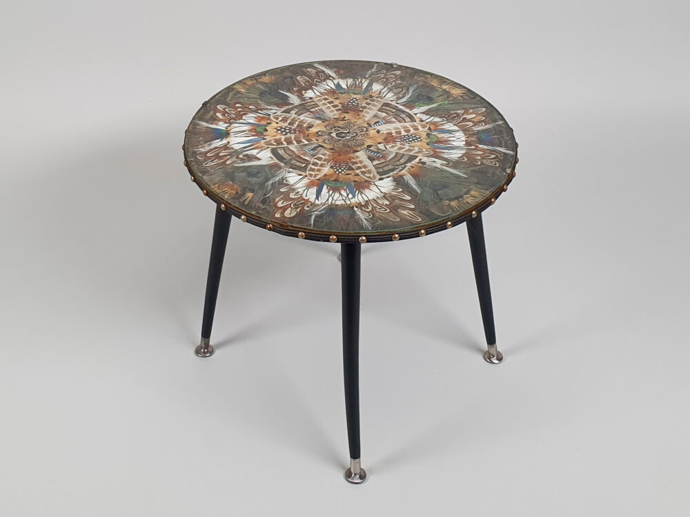1950s mid century antique circular Occasional or Coffee Table