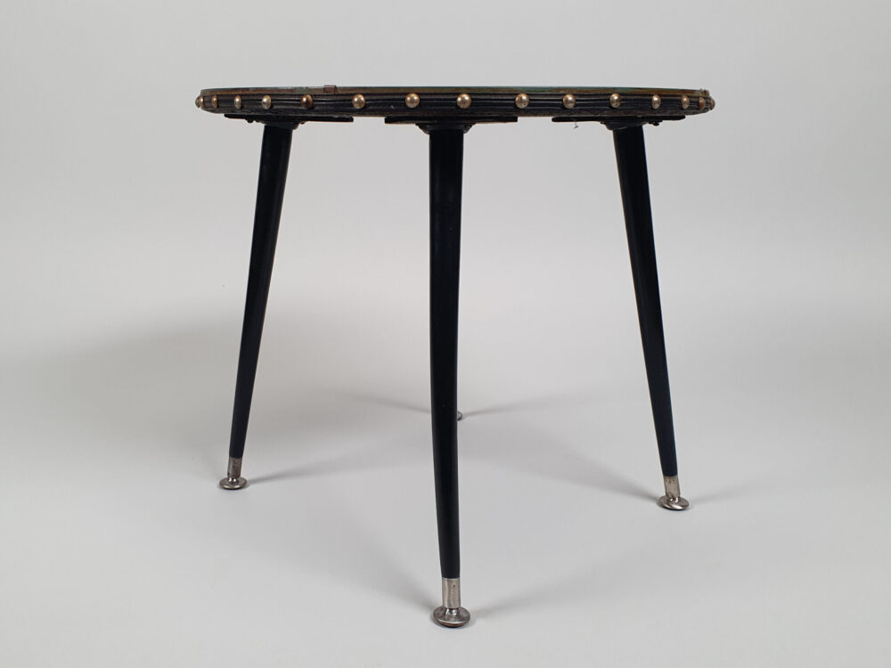 1950s mid century antique circular Occasional or Coffee Table