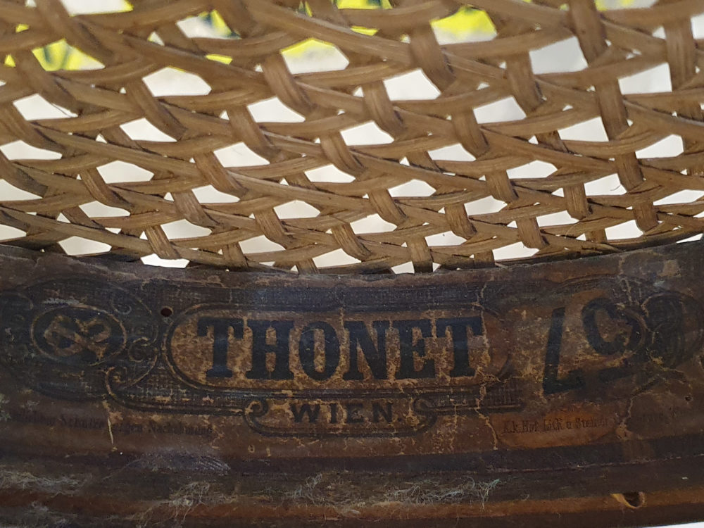19th century Bentwood Thonet child's Chair with cane seat
