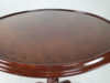 19th century antique circular mahogany dish and snap top Wine Table