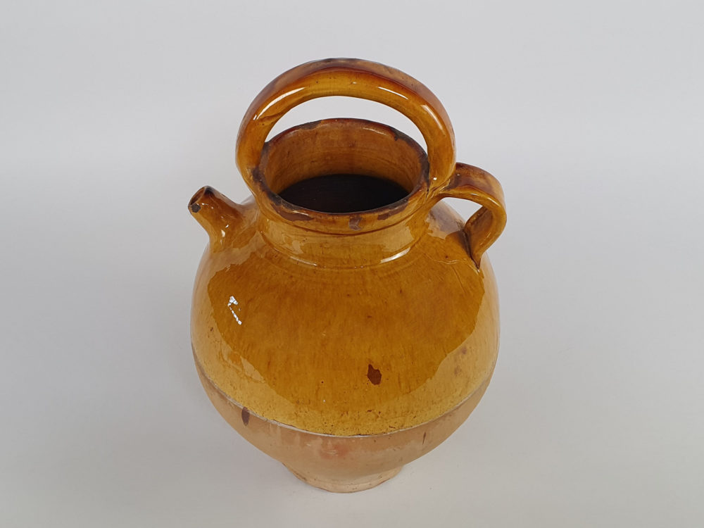 19th century antique decorative Cruche Confit Pot