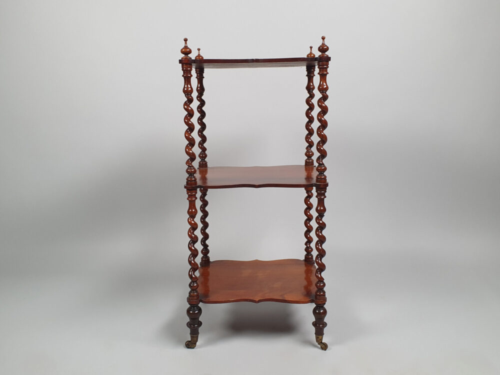 19th century antique mahogany Étagère or What Not