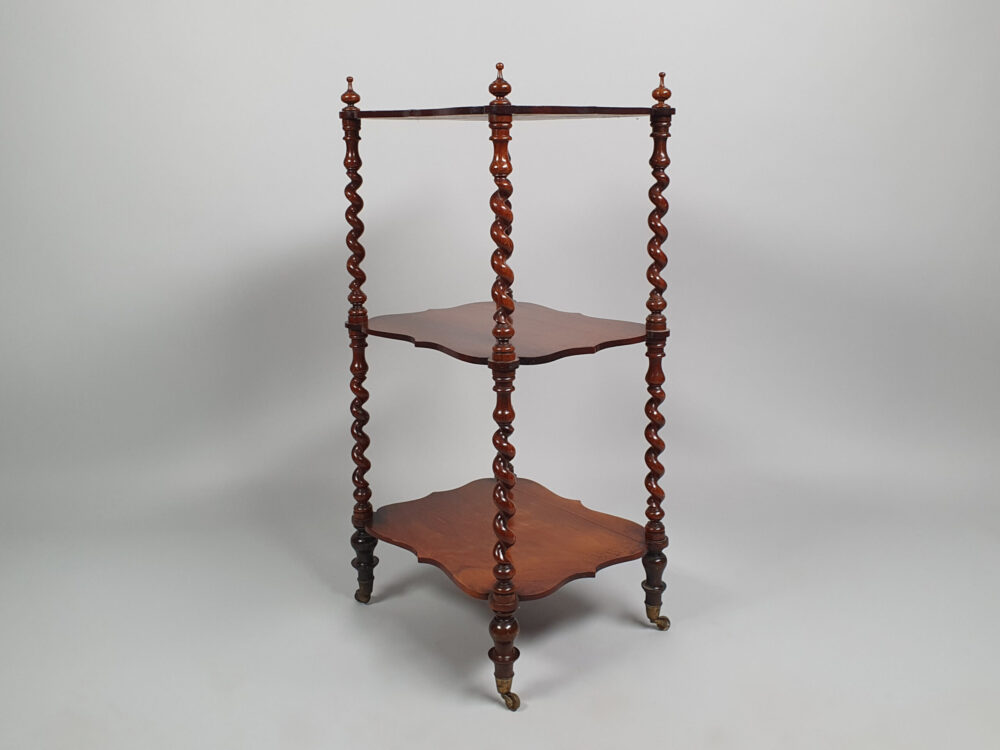 19th century antique mahogany Étagère or What Not