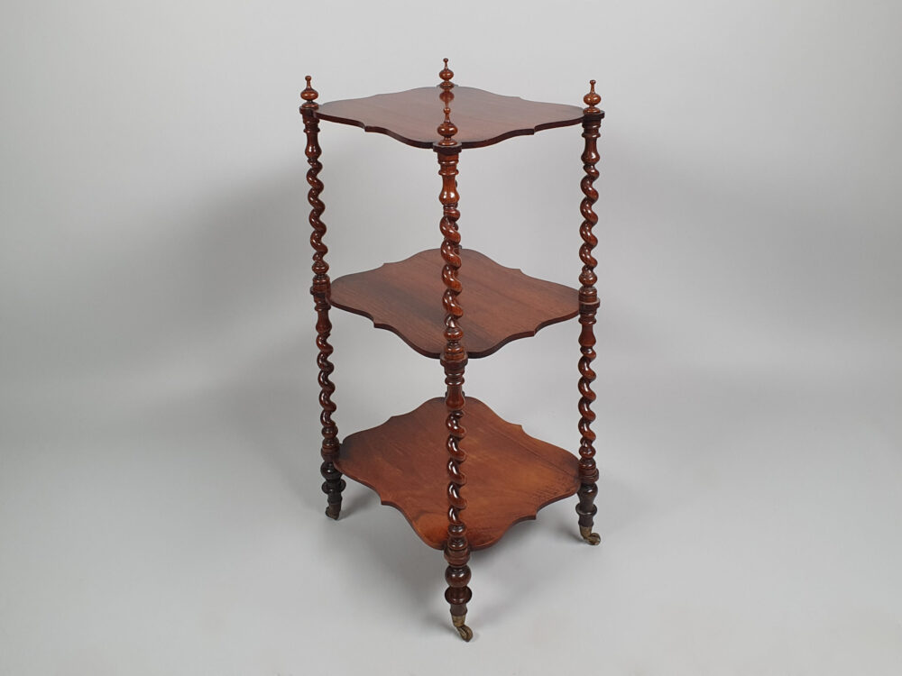 19th century antique mahogany Étagère or What Not