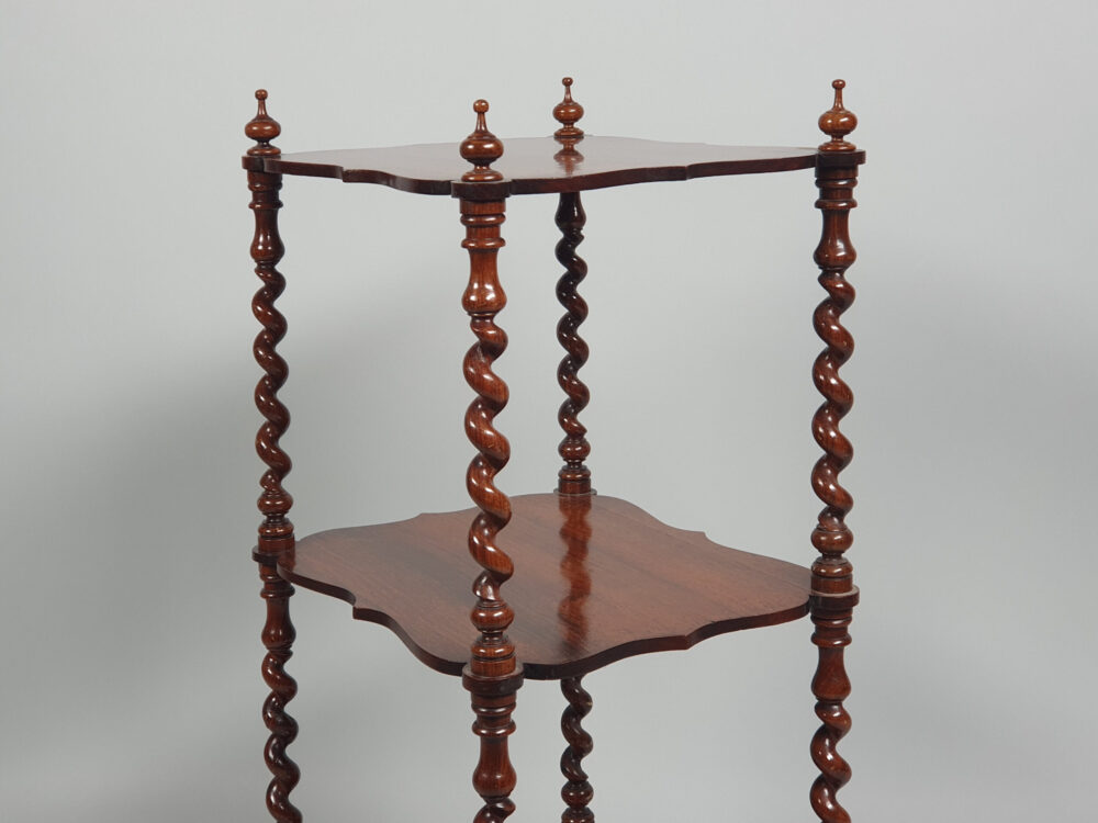 19th century antique mahogany Étagère or What Not