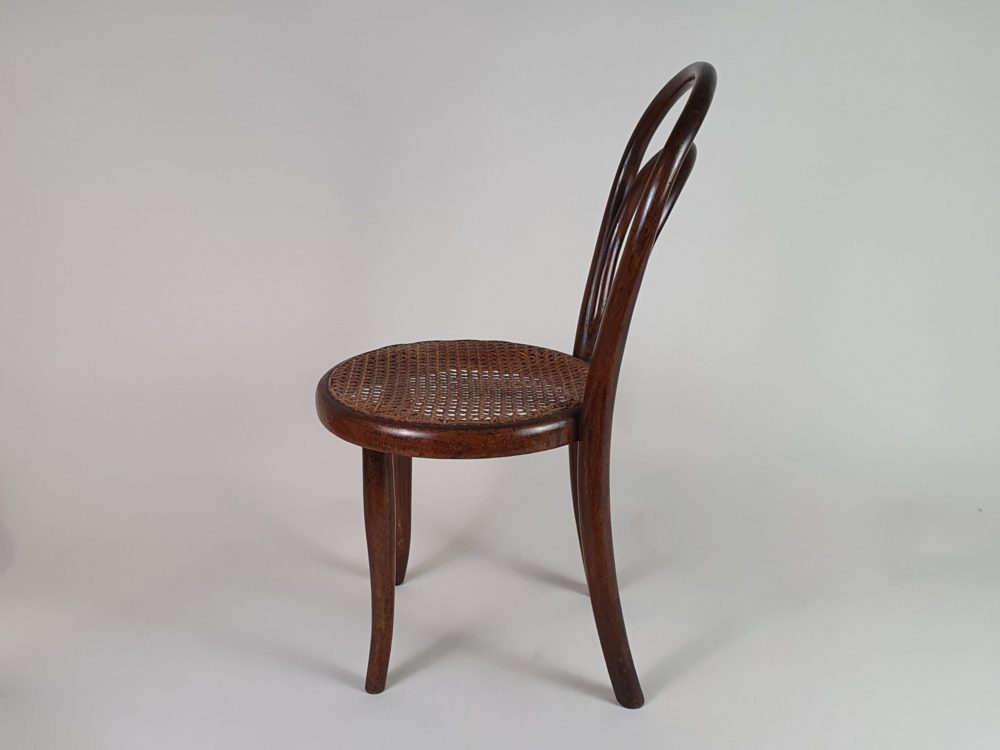 19th century Bentwood Thonet child's Chair with cane seat