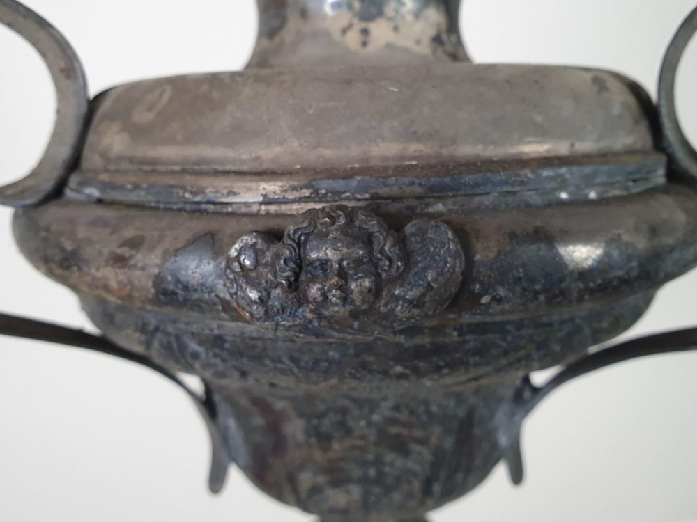 19th century church altar Thurible for incense burning with original chain