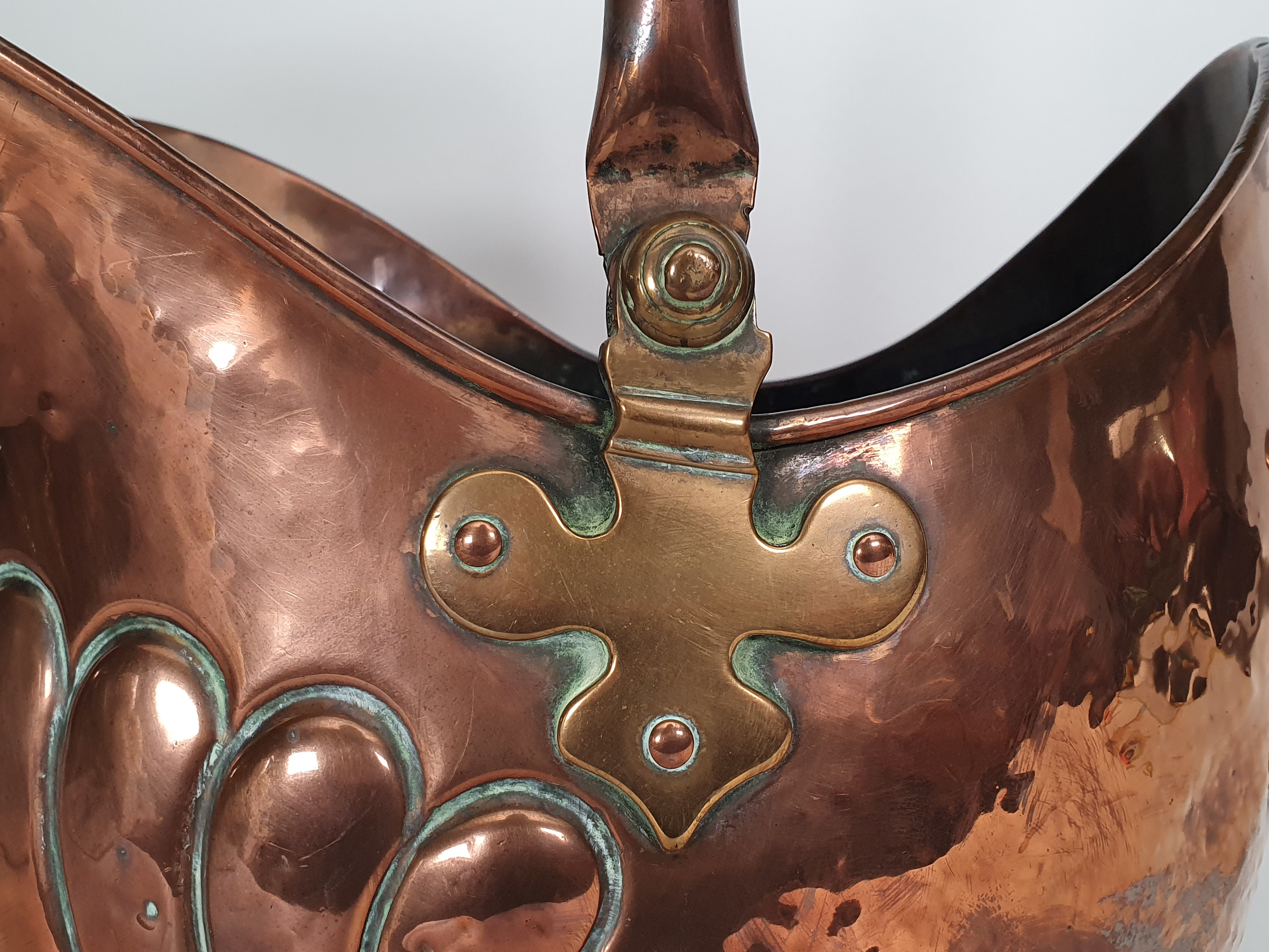 Copper Bucket big close up