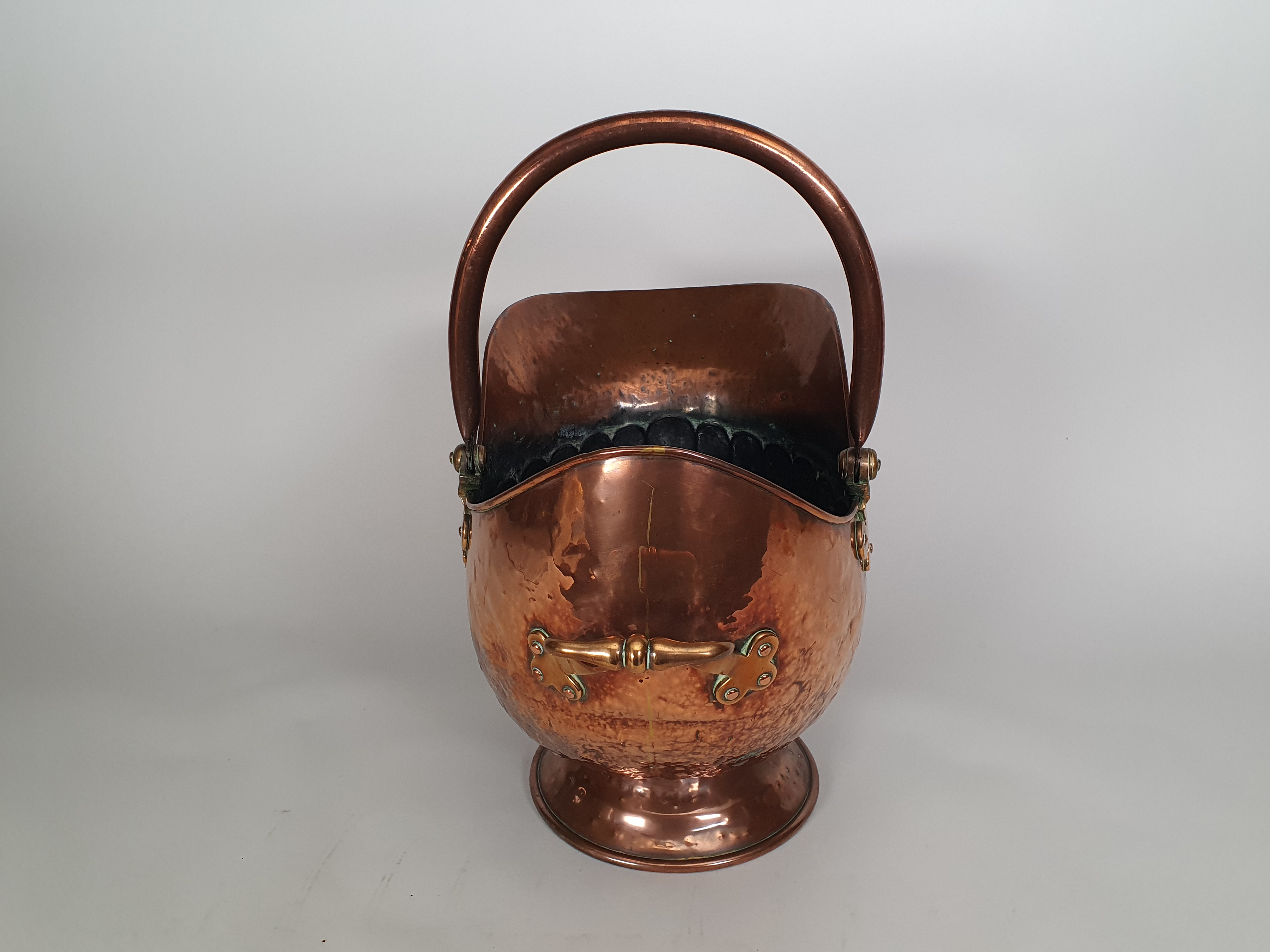 Copper Bucket showing other end