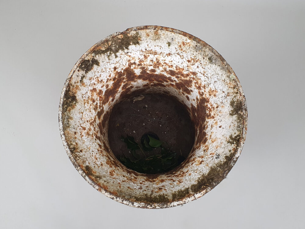 19th century garden antique Andrew Handyside Campana Cast Iron weathered Urn