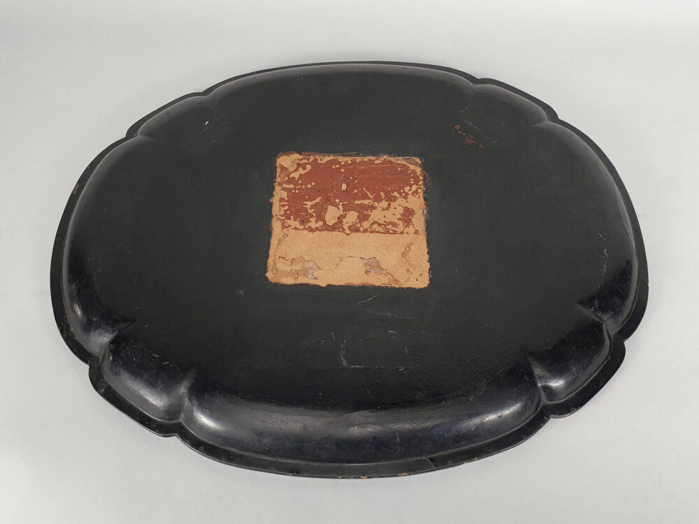19th century Georgian decorative antique papier-mâché Tray
