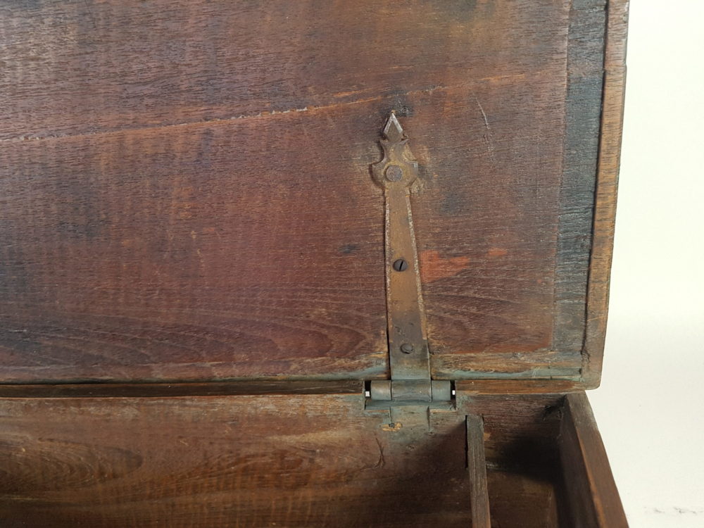 19th century Oriental carved wooden Chest