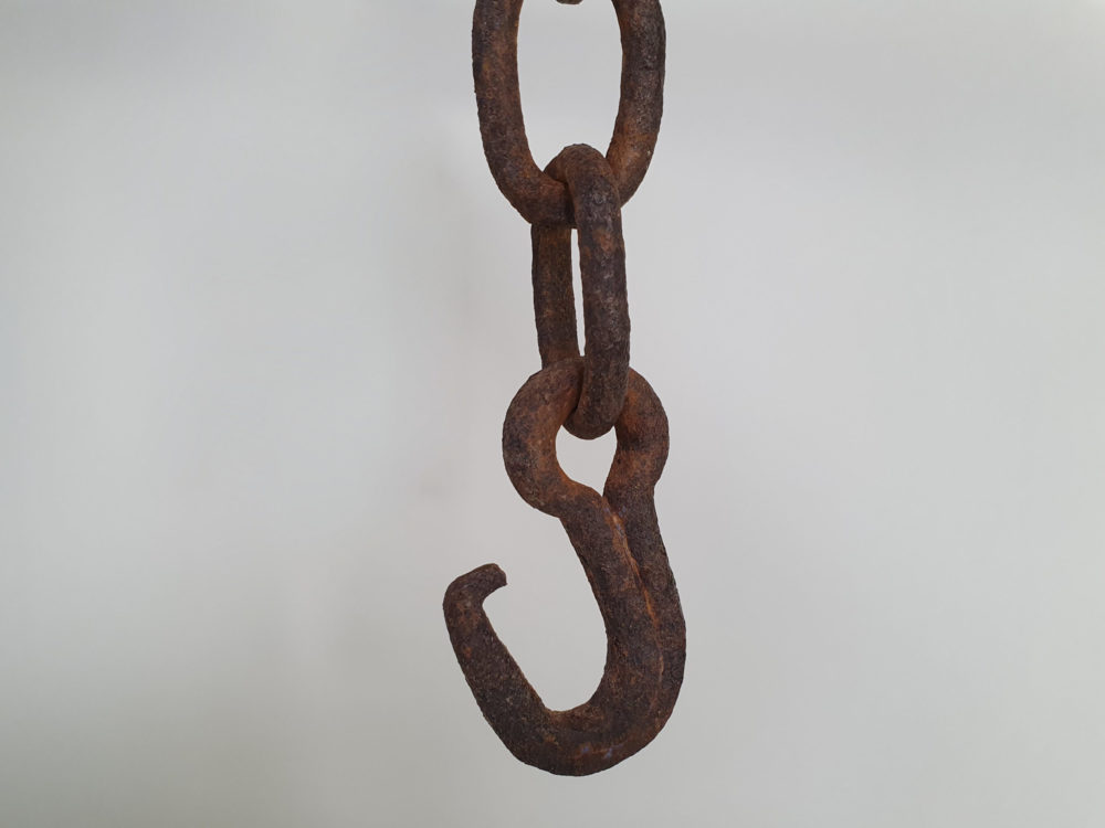 19th century rustic oak Game Hanging or Butchers Rack