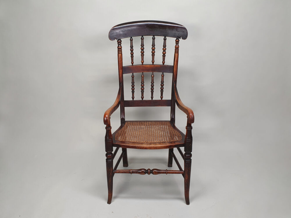 19th century spindle back antique Armchair