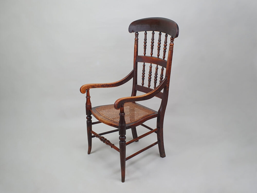 19th century spindle back antique Armchair