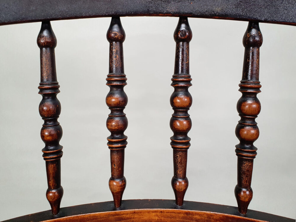 19th century spindle back antique Armchair