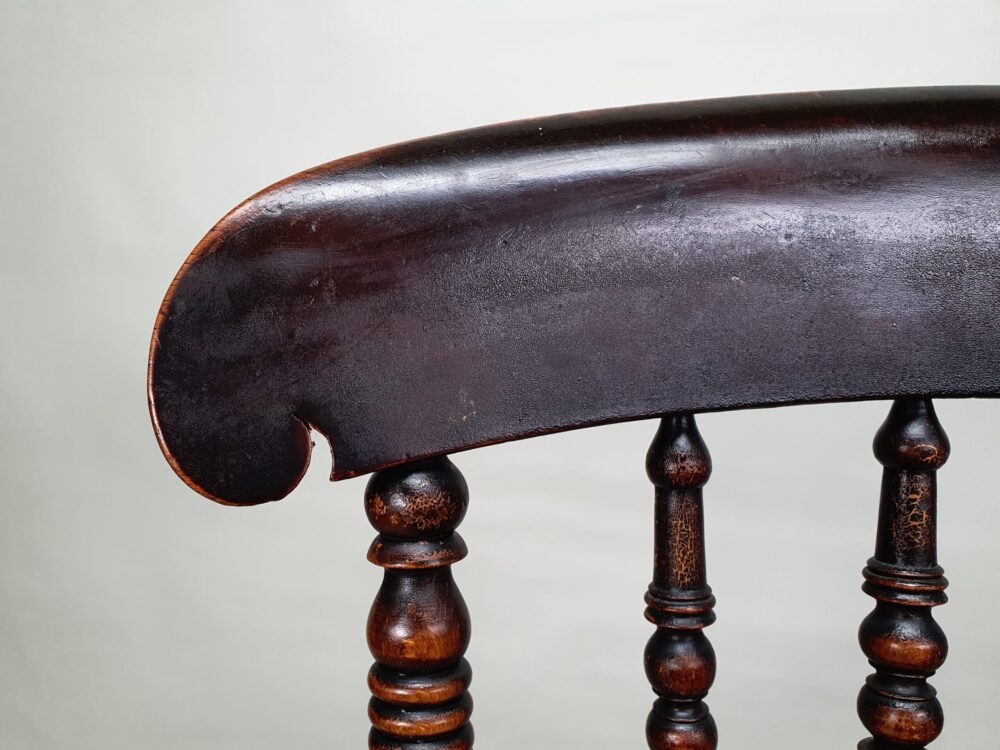 19th century spindle back antique Armchair