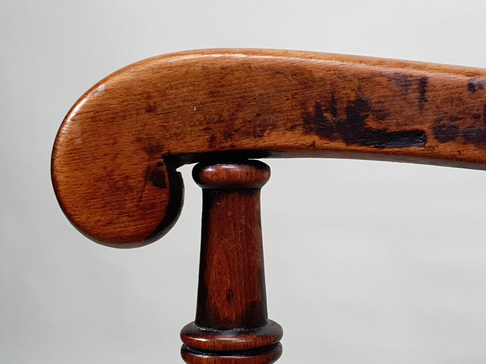 19th century spindle back antique Armchair
