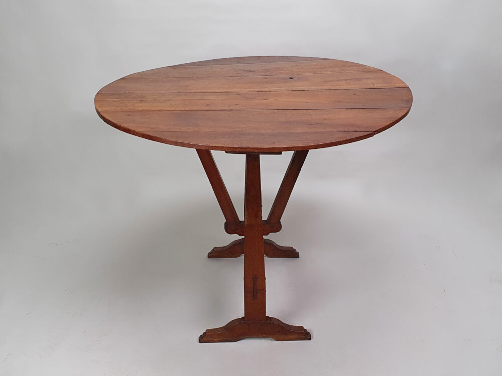 19th century wine tasting Vendage or Vgneron antique Table