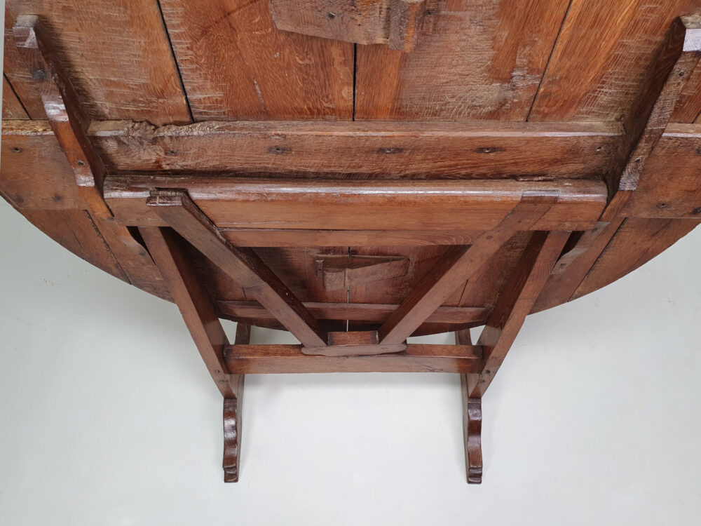 19th century wine tasting Vendage or Vgneron antique Table