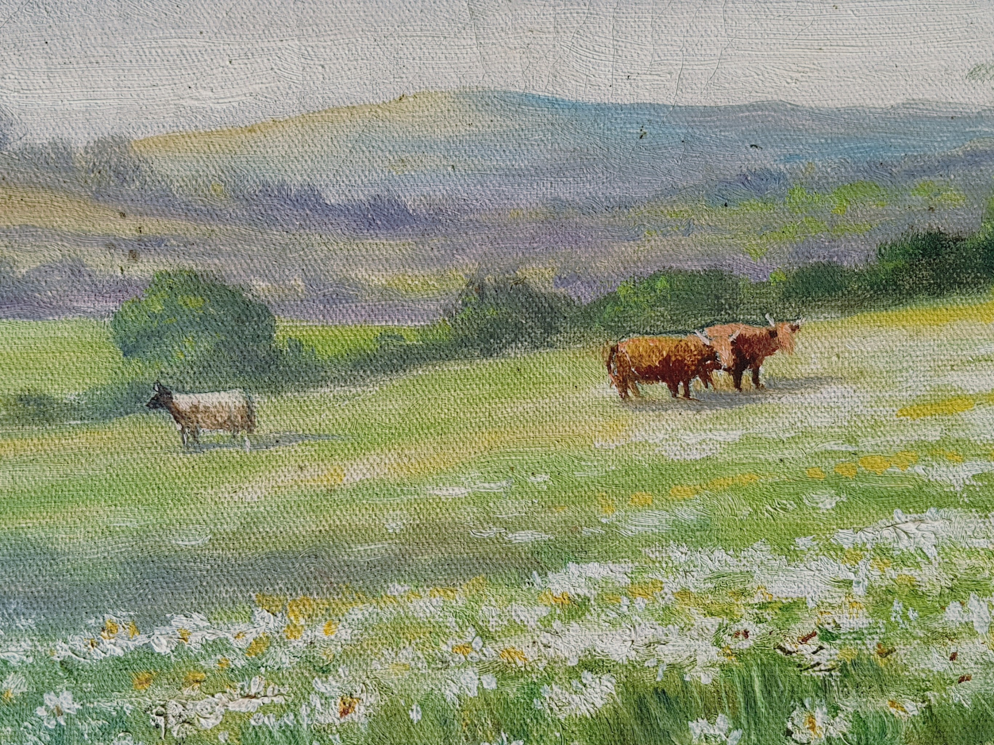 Oil Painting English Country Scene
