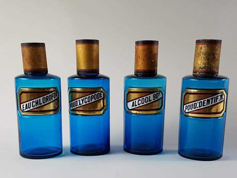 Set of Apothecary Bottles