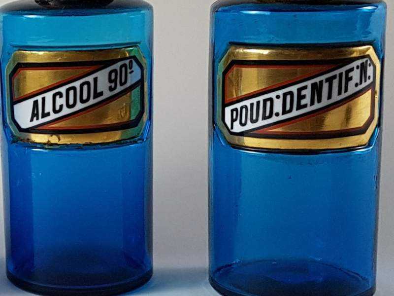 Set of Apothecary Bottles