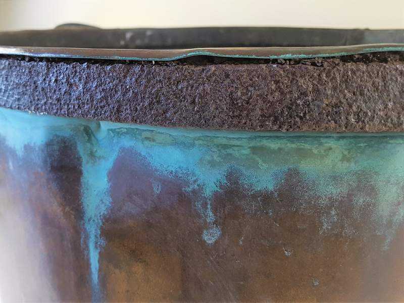 Copper Log Basket