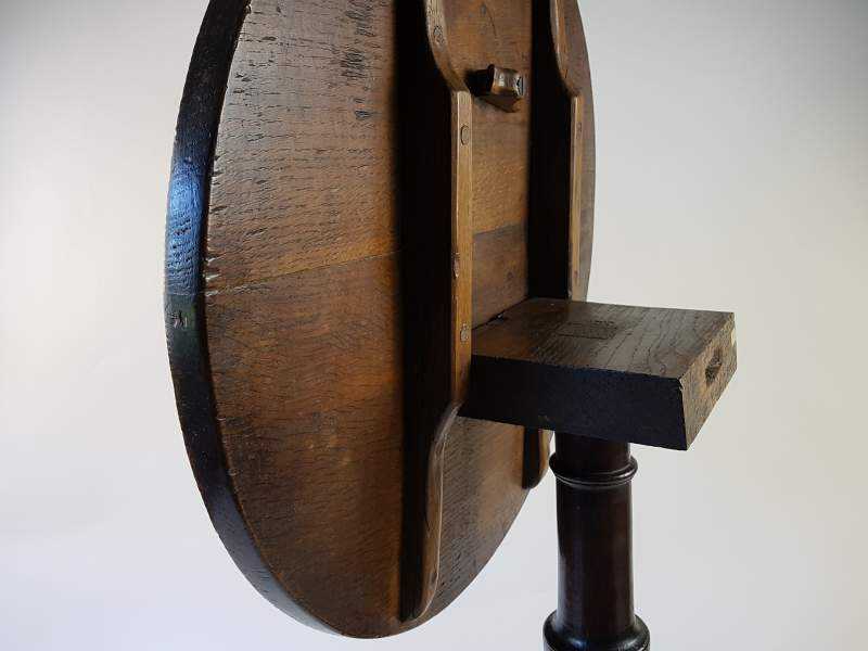 Georgian oak Tilt Top Table