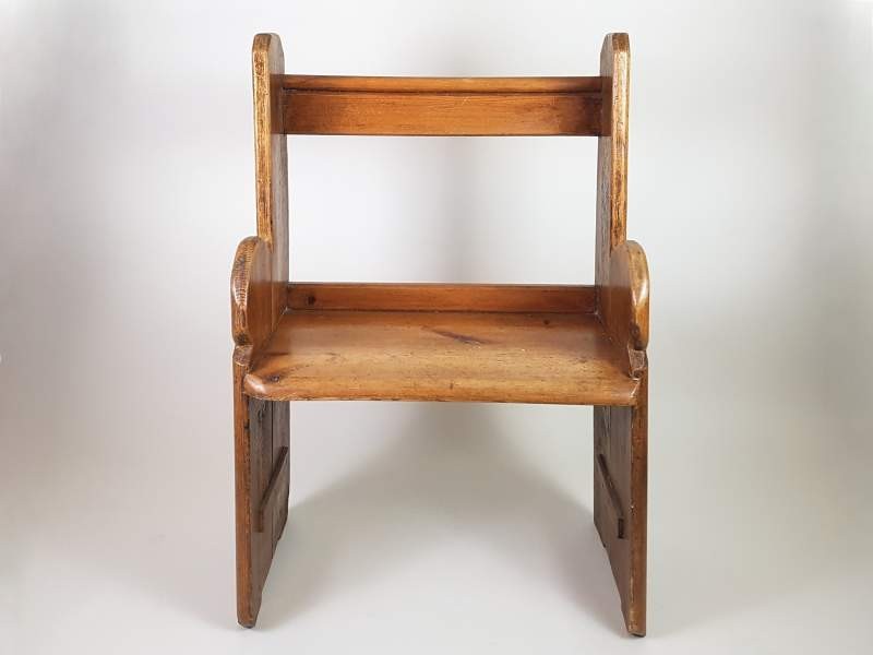 Small Victorian Oak Pew