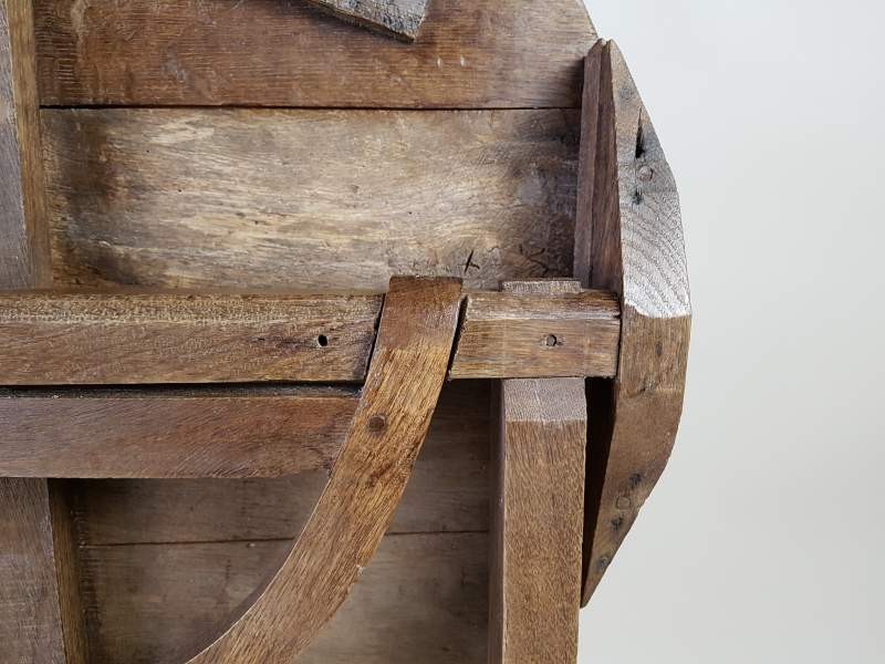 Oak and Fruitwood Vendage or Wine Tasting Table