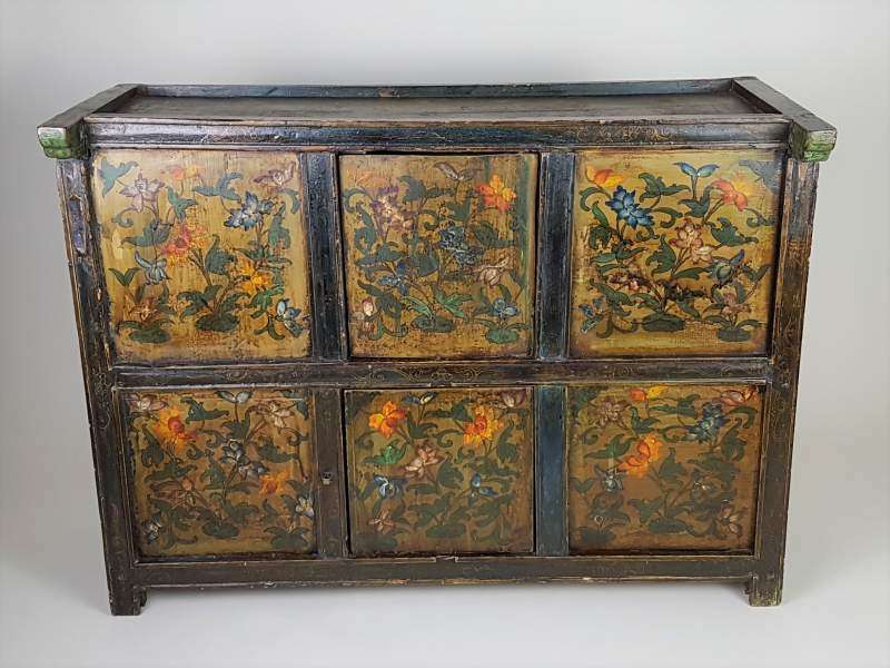 Tibetan chinoiserie Food Cabinet