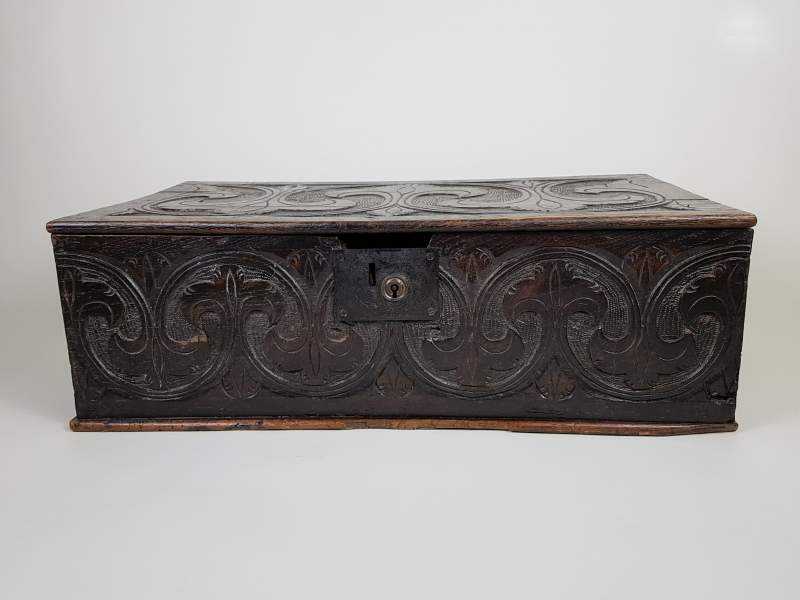 18th century oak Bible Box