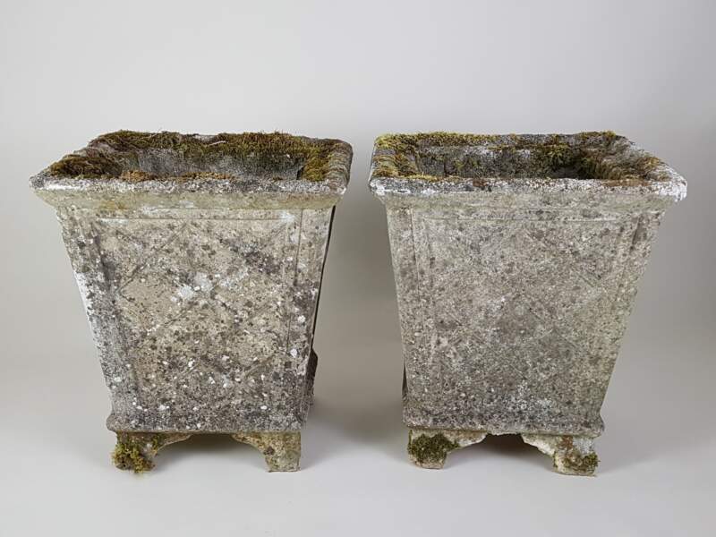 Pair of Stone Planters