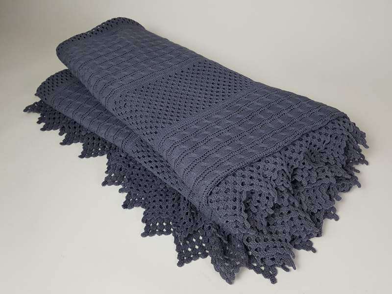 Bed Cover ~ Cotton, Crochet