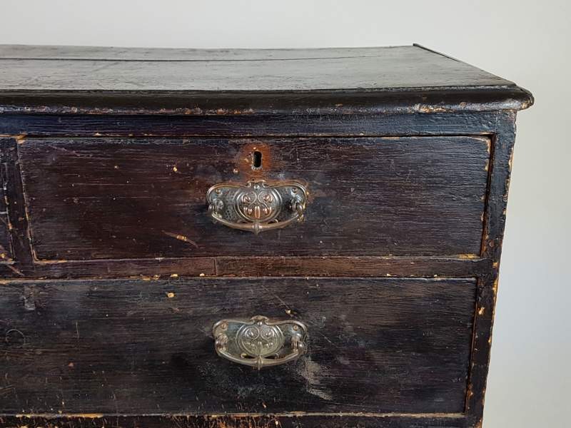 Art Nouveau ebonised Chest of Drawers