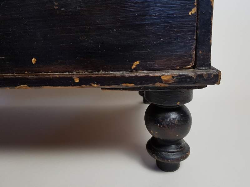 Art Nouveau ebonised Chest of Drawers