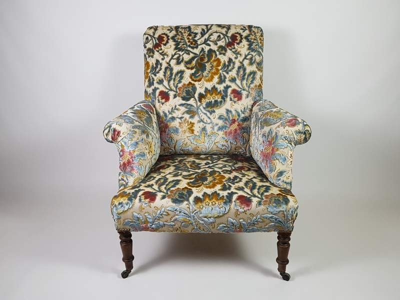 Arm Chair and Foot Stool
